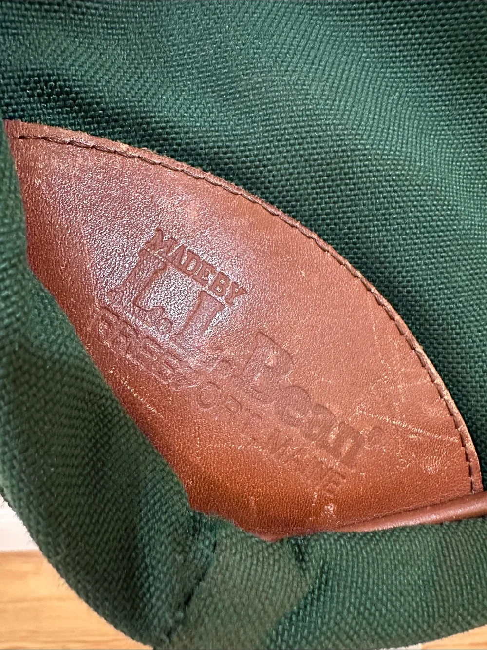 Vintage L.L. Bean Freeport Briefcase Messenger Bag Hunter Green Gorpcore